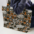 TrekToon Star Trek Hive Pattern Large Tote Bag