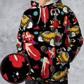 Retro 90s Jessica Rabbit Roger Rabbit All-over Print Hoodie