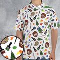 Joy Of Painting Bob Ross AOP Men/Women Polo Shirt