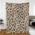 Wacky Packages Fleece Blanket