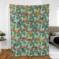 Simpsonmon The Simpsons Pokemon Mashup Fleece Blanket