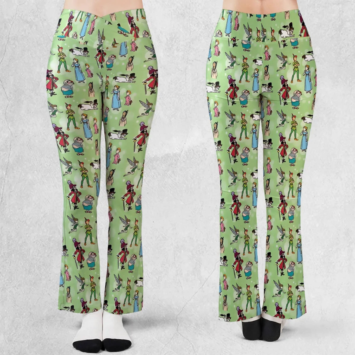 Neverland Doodles Peter Pan Flare Leggings