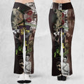 Vintage Bride Of Frankenstein Flare Leggings