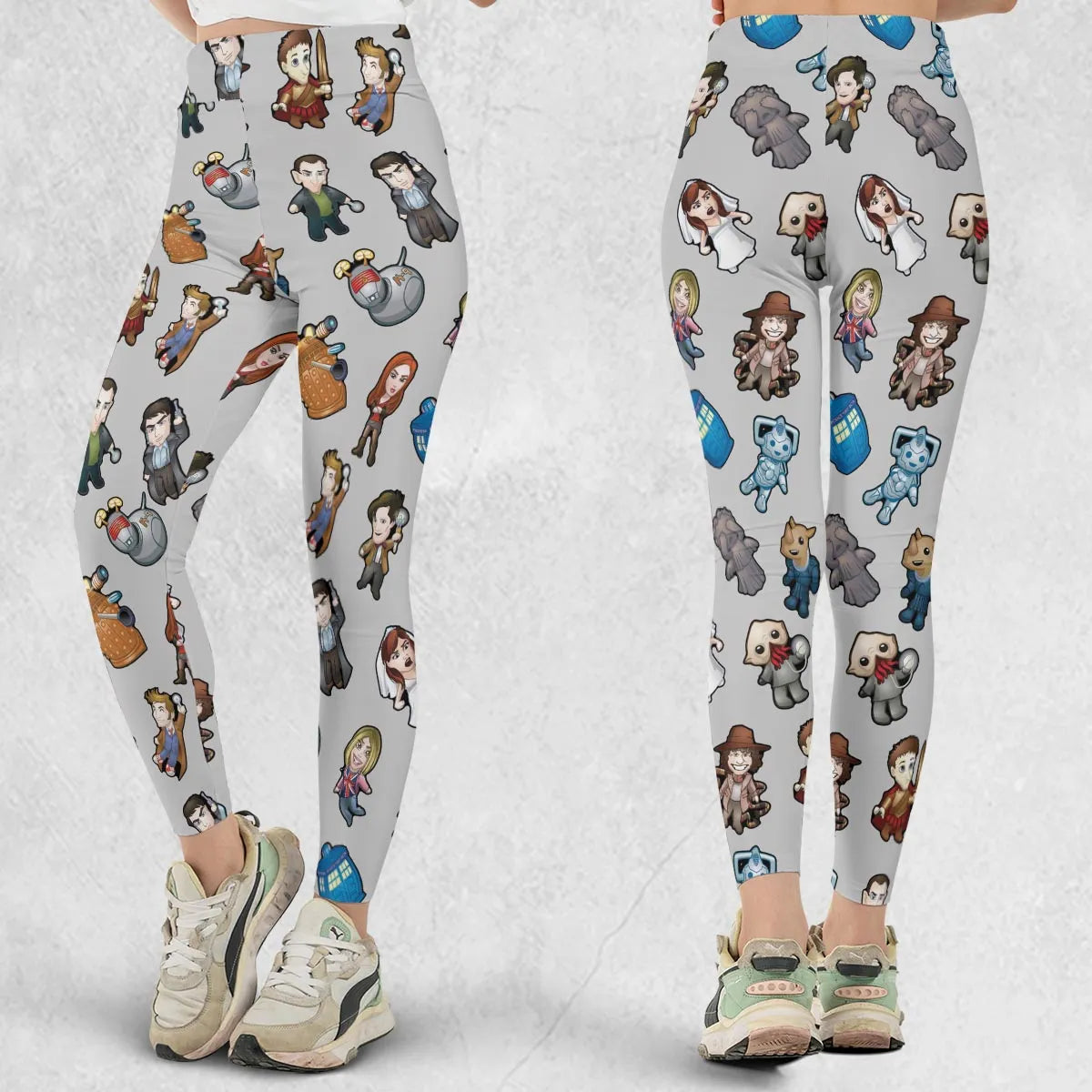 Cartoon Who Doctor Who Legging