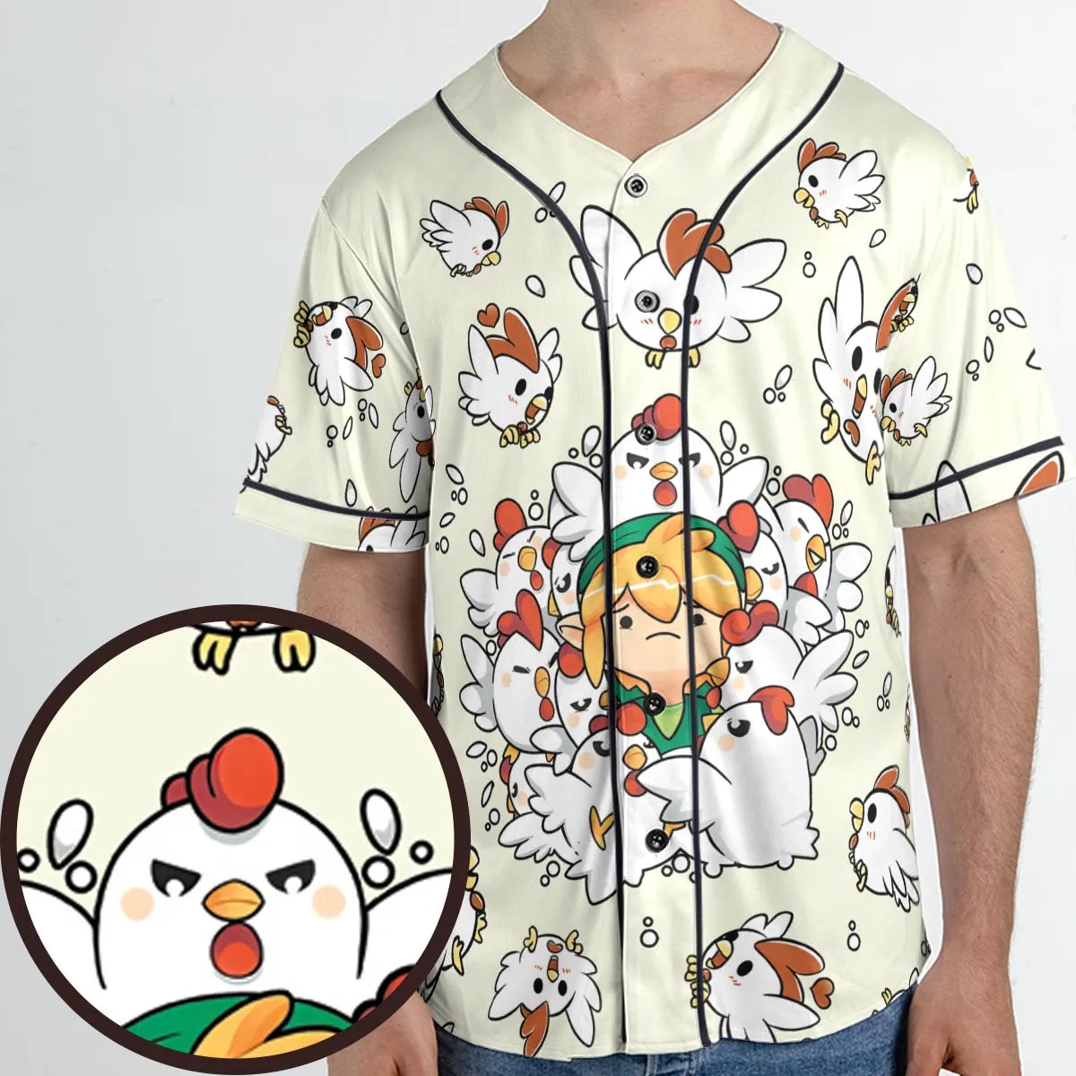Impossible Situation The Legend of Zelda Unisex Baseball Jersey