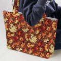 Pokemon Fire Pattern Large Tote Bag