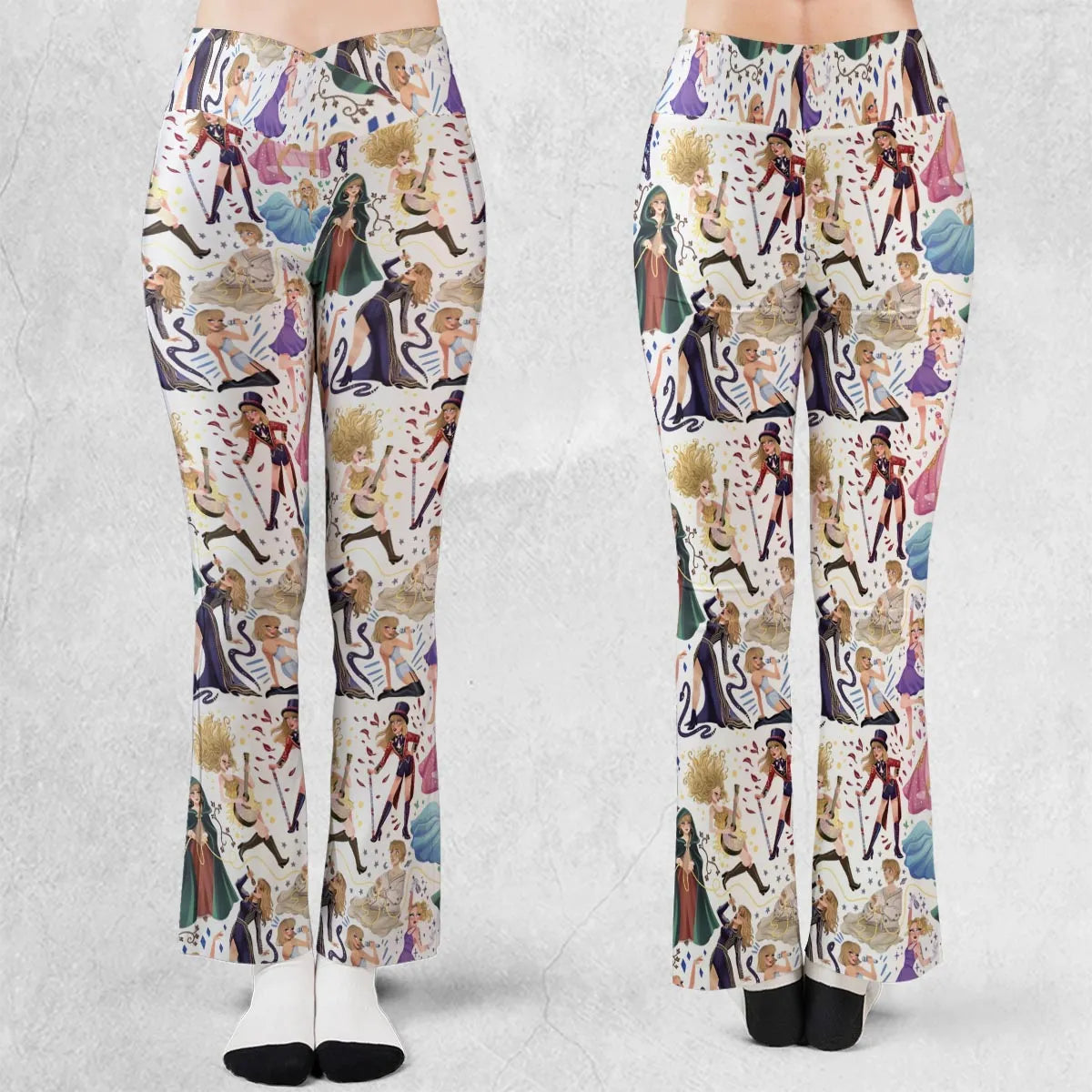 Blondie Colorful Lineup Flare Leggings