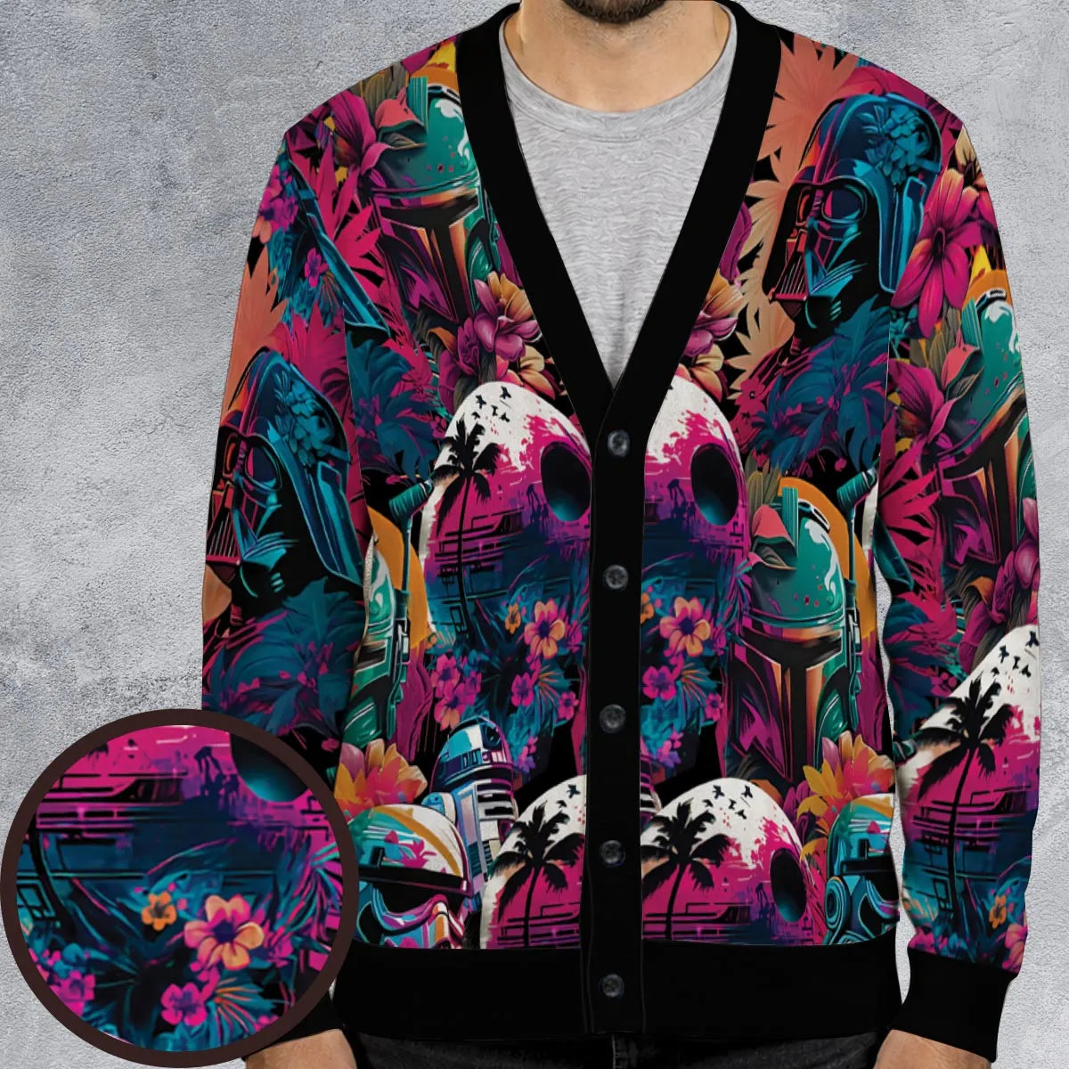 Star Wars Synthwave Cardigan