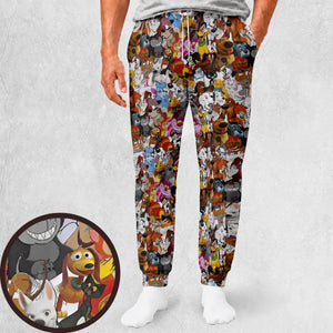 Dog and Cat Collage Sweatpants