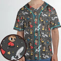 Cute Space Star Trek Unisex Baseball Jersey