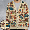 Retro Cartoons The Impossibles Cardigan