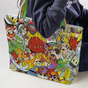 Pure Chaos Aqua Teen Hunger Force Large Tote Bag