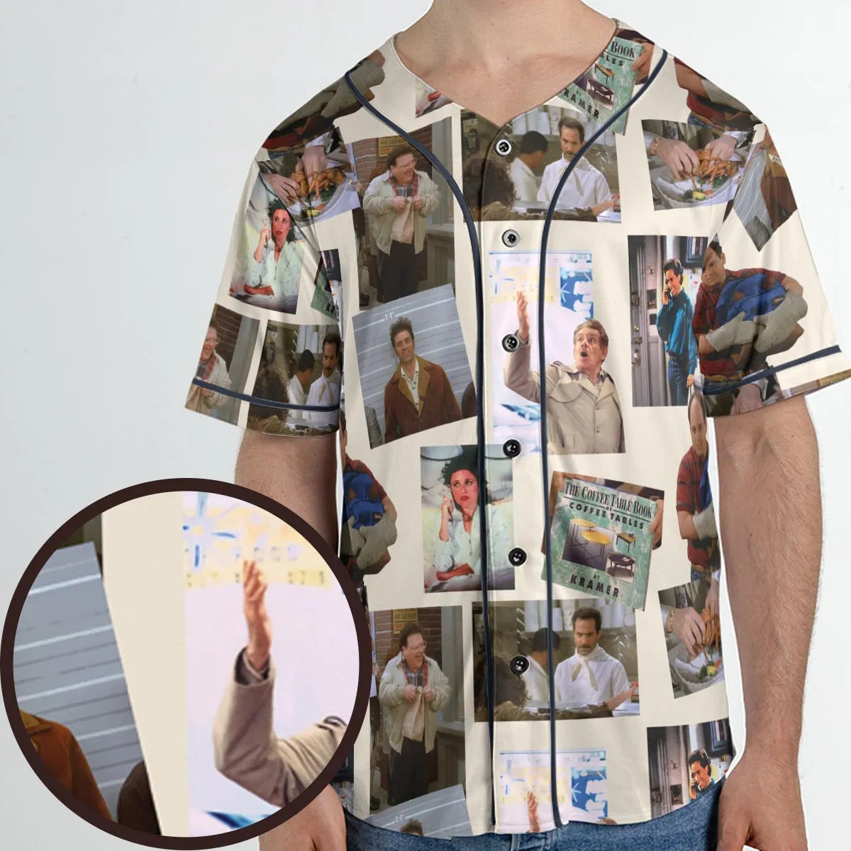 Seinfeld Famous Scenes Unisex Baseball Jersey
