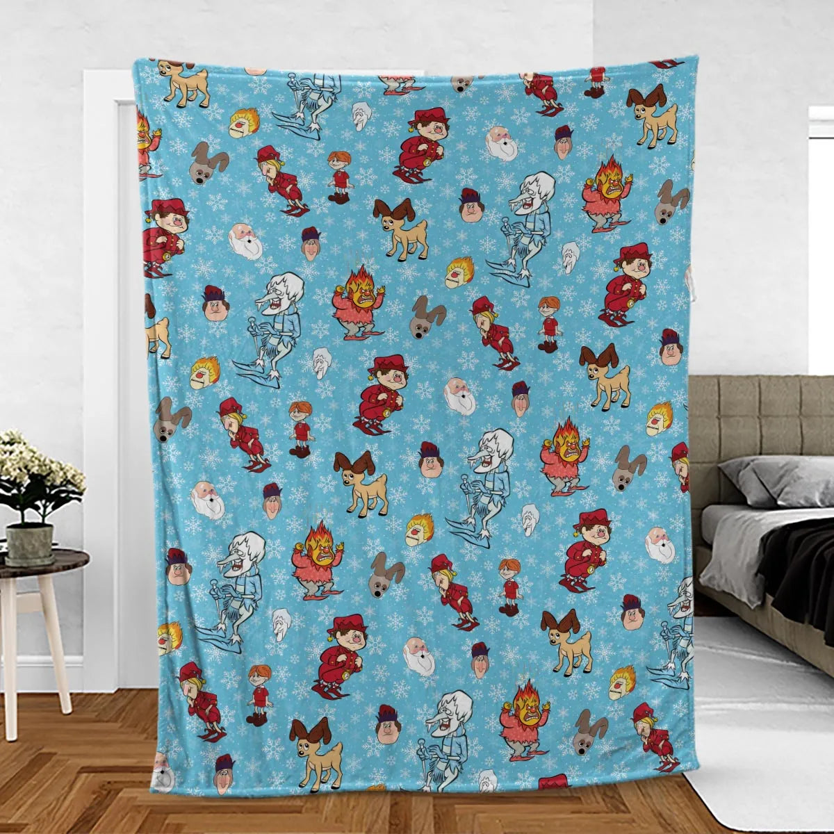 A Miser Brothers The Year Without a Santa Claus Fleece Blanket