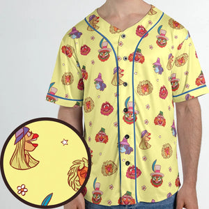The Electric Mayhem Characters The Muppet Show Unisex Baseball Jersey