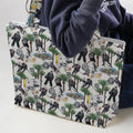 Hockey Mighty Ducks Players Large Tote Bag