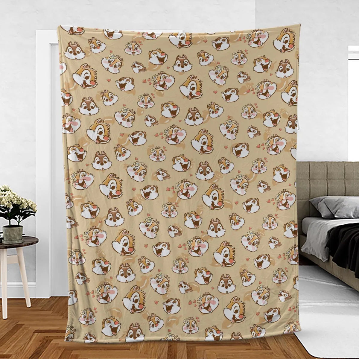 Chip n Dale Rangers Fleece Blanket