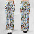 Robin Hood Characters Pattern Flare Leggings