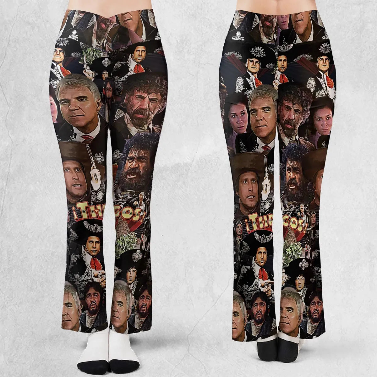 Three Amigos and the Infamous El Guapo Flare Leggings