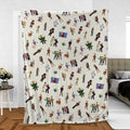 Community Characters Costumes Pattern Fleece Blanket