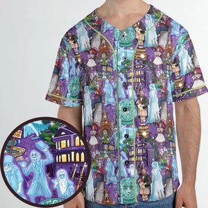 Foolish Mortal Supply Haunted Mansion Unisex Baseball Jersey