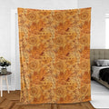 Vintage Adventure Map Indiana Jones Fleece Blanket