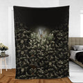 Funny Helping Hands Labyrinth Fleece Blanket