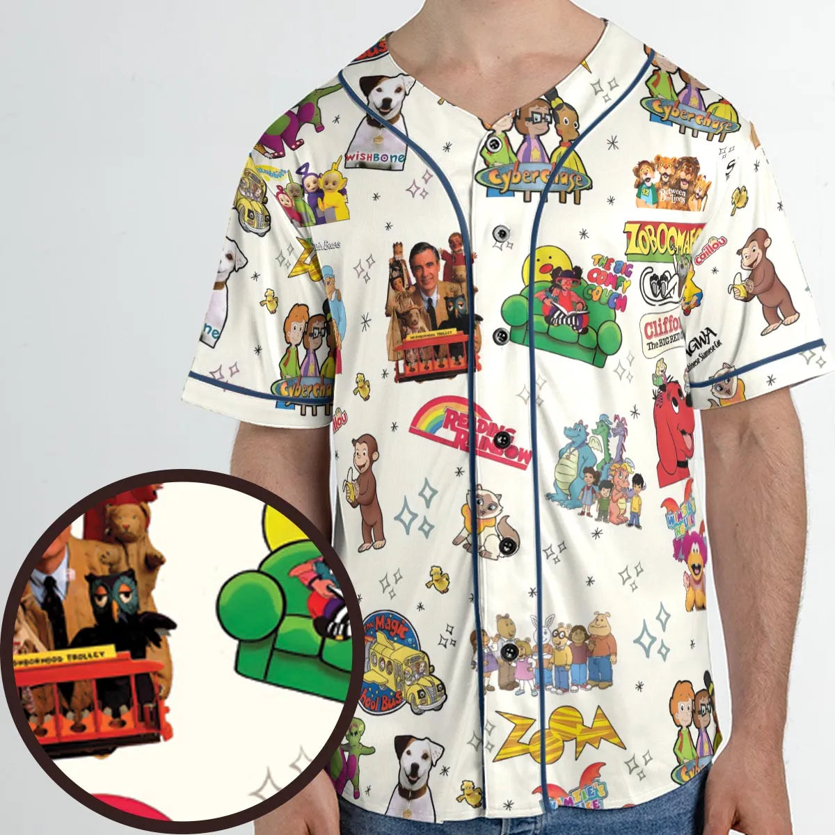 If You Were A PBS Kid Unisex Baseball Jersey
