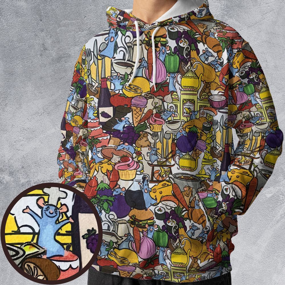 All-over Print Hoodie - D9CEJCGY -  - 1