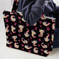 Axolotl Wonders Cute Salamanders Pattern Large Tote Bag