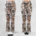 Funny Cat Internet Meme Flare Leggings