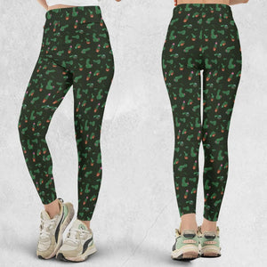 Funny Plants Pattern Legging