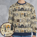 Bayeux Tapestry Monty Python All-over Print Sweatshirt