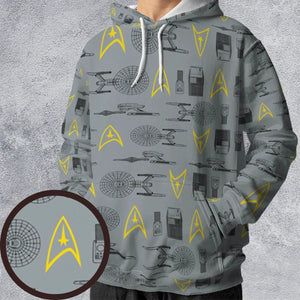 S.T Shipyard Star Trek All-over Print Hoodie