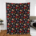 Twin Peaks Pattern Fleece Blanket