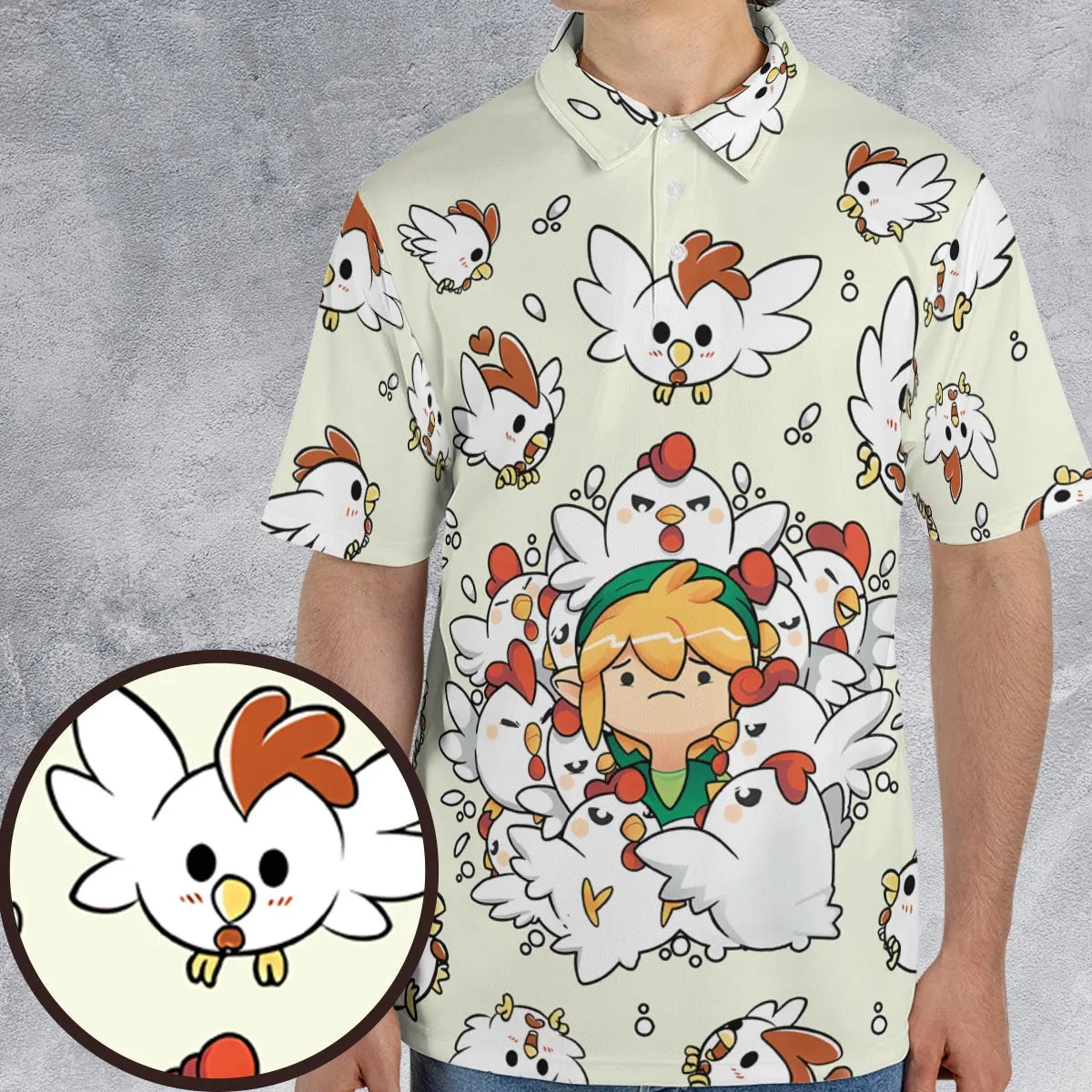 Impossible Situation The Legend of Zelda AOP Men/Women Polo Shirt