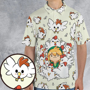 Impossible Situation The Legend of Zelda AOP Men/Women Polo Shirt