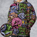 Nostalgic Villains Teenage Mutant Ninja Turtles All-over Print Hoodie