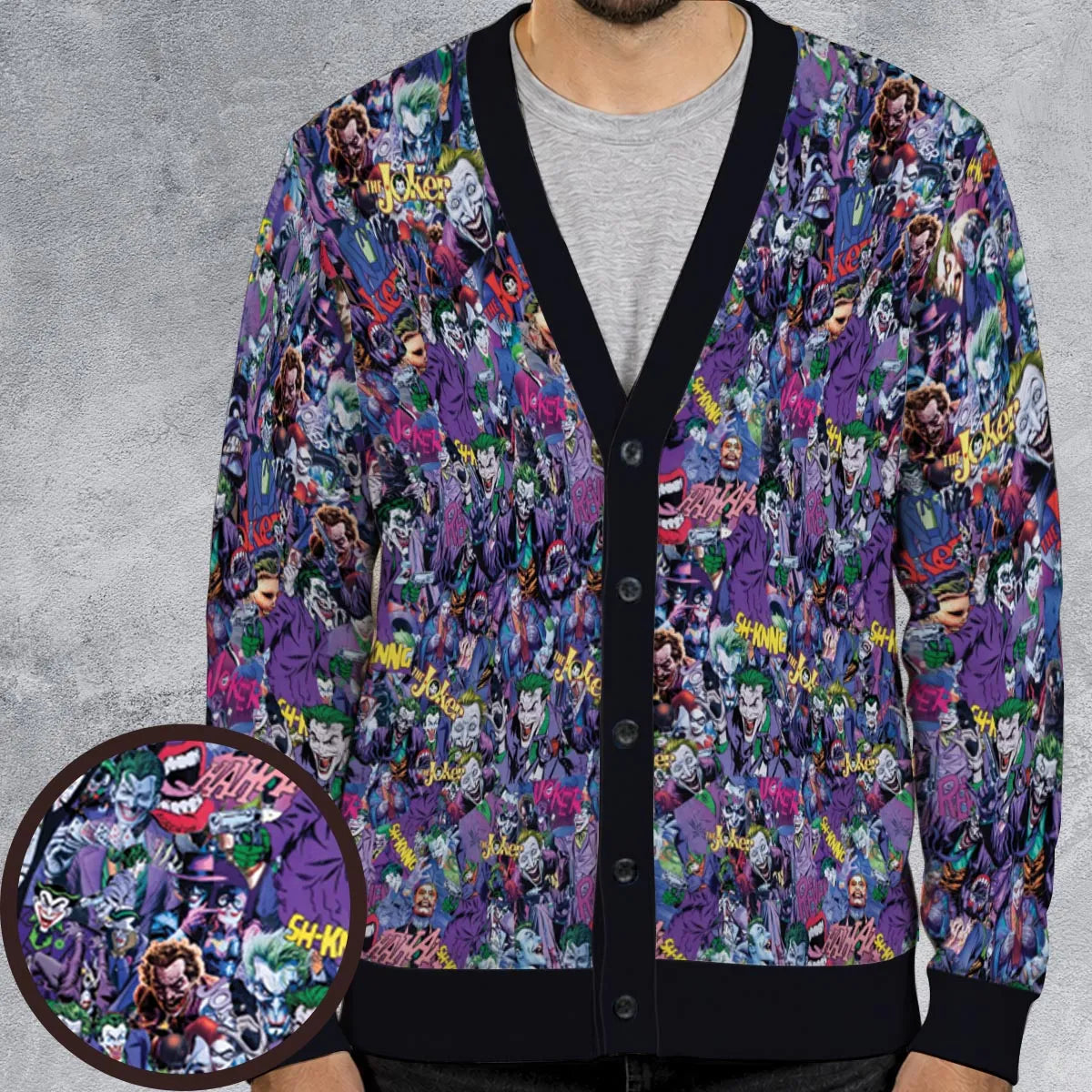 Joker The Most Favourite Characters Pattern Cardigan