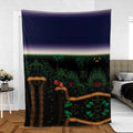 Barrel Cannon DonKey Kong Fleece Blanket