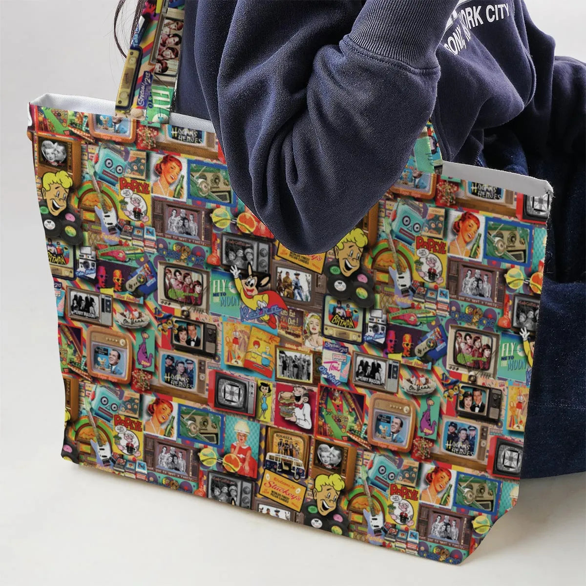 Memory Lane Large Tote Bag