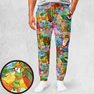 Archer Wood Plaid Robin Hood Sweatpants