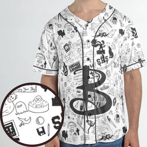 Buffy The Vampire Slayer Pattern Unisex Baseball Jersey