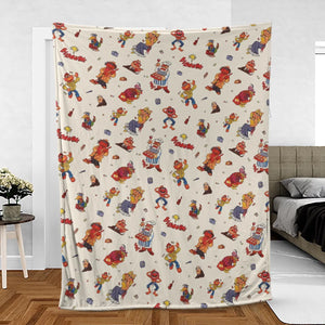 Backstage Inspired The Muppets Fleece Blanket