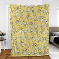 Lab Style Pinky and the Brain Fleece Blanket