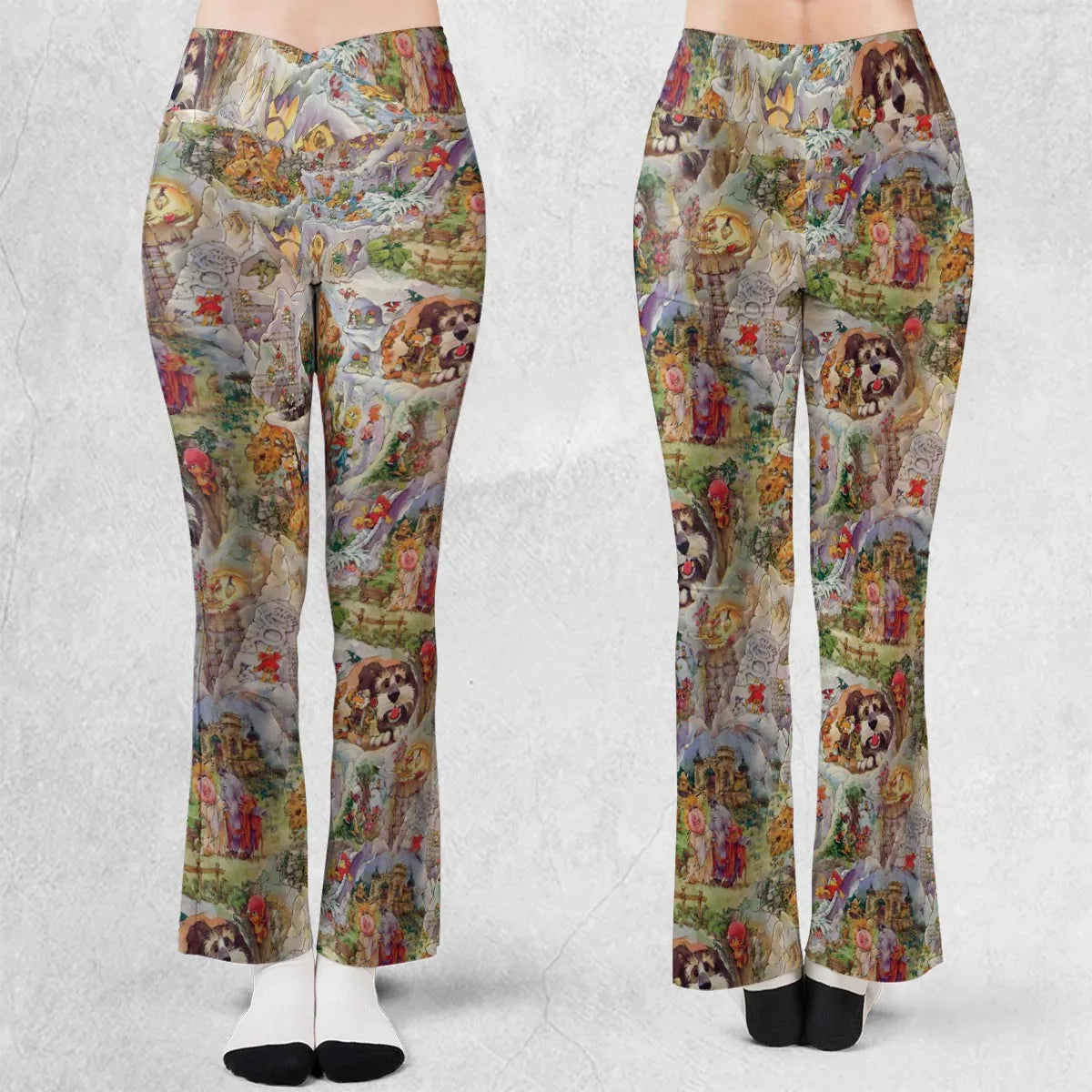 Fraggle Rock Journey Jim Henson Flare Leggings