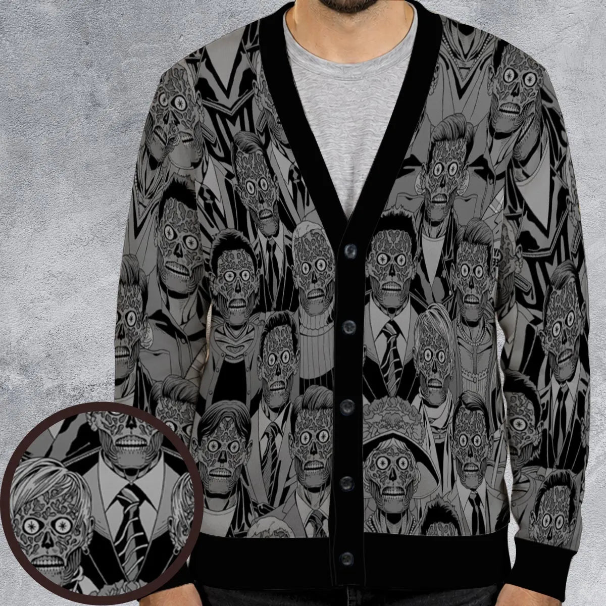 Obey Consume They Live Cardigan