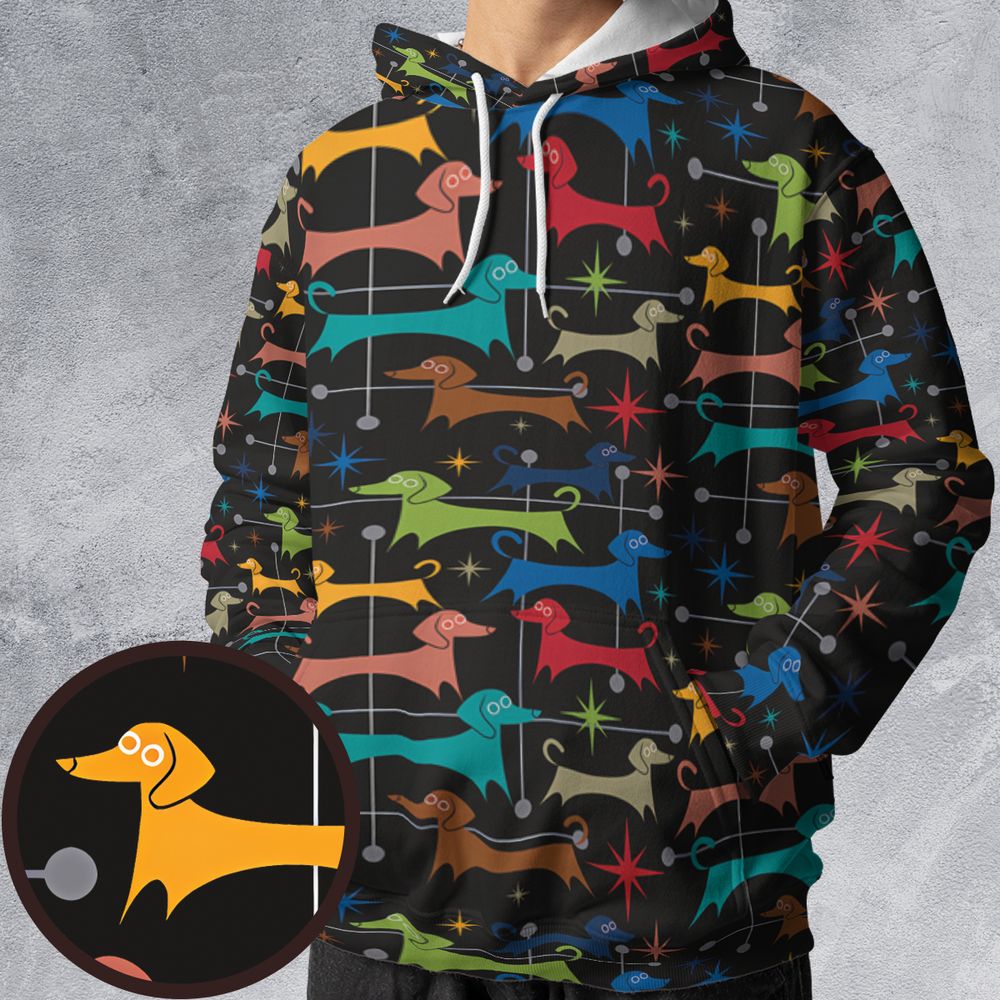 All-over Print Hoodie - UWYPAXLH -  - 1