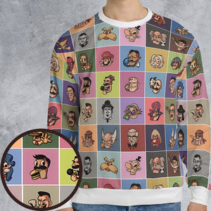 All-over Print Sweatshirt - WL5HP5VU -  - 1