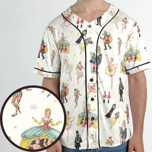 Plum Fairy for Holiday The Nutcracker Unisex Baseball Jersey